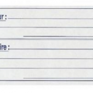 Etiquette expéditeur destinataire gh diffusion emballages